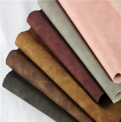 Prilagodba na bazi vode Nubuck antilop PU sintetička koža materijal za torbu za cipele