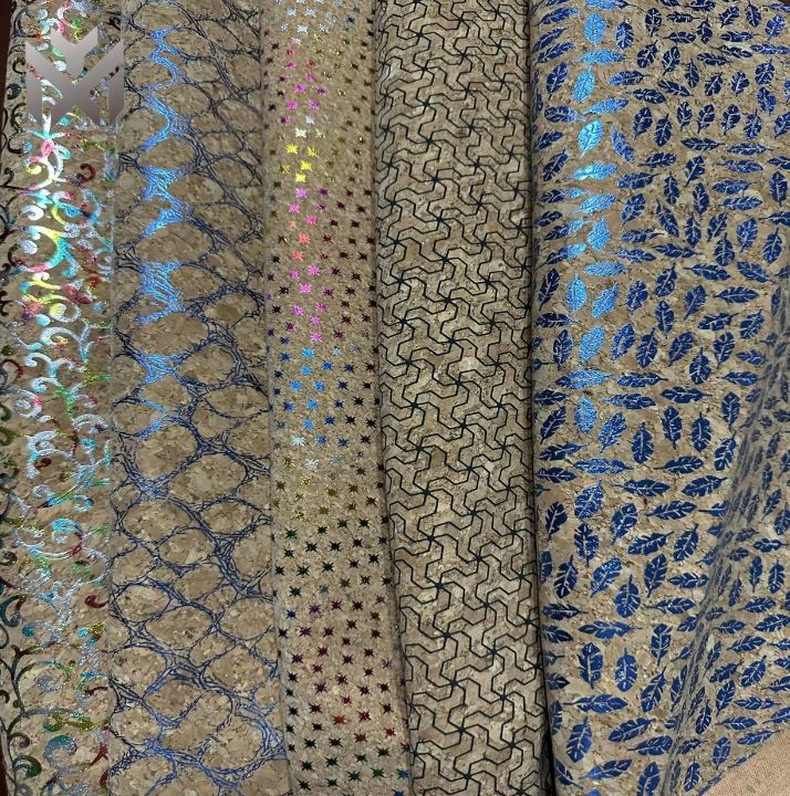 Bronzing Wood Grain Pu Synthetic Leather Print Leather Look Fabric For Costume Bags Shoes Decorate