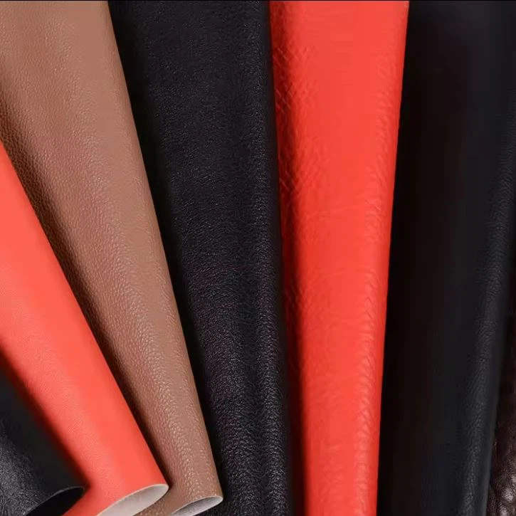 China Manufacturer Custom Design Personalized Durable Soft Pu Fabric Synthetic Leather For Furniture