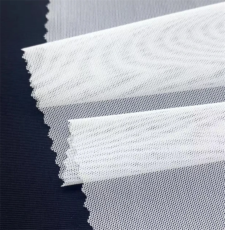 Soft Hand Fedl Nylon Spandex Stretch Power Tulle Sublimation Fabric For Women Tuelle Dress Underwear